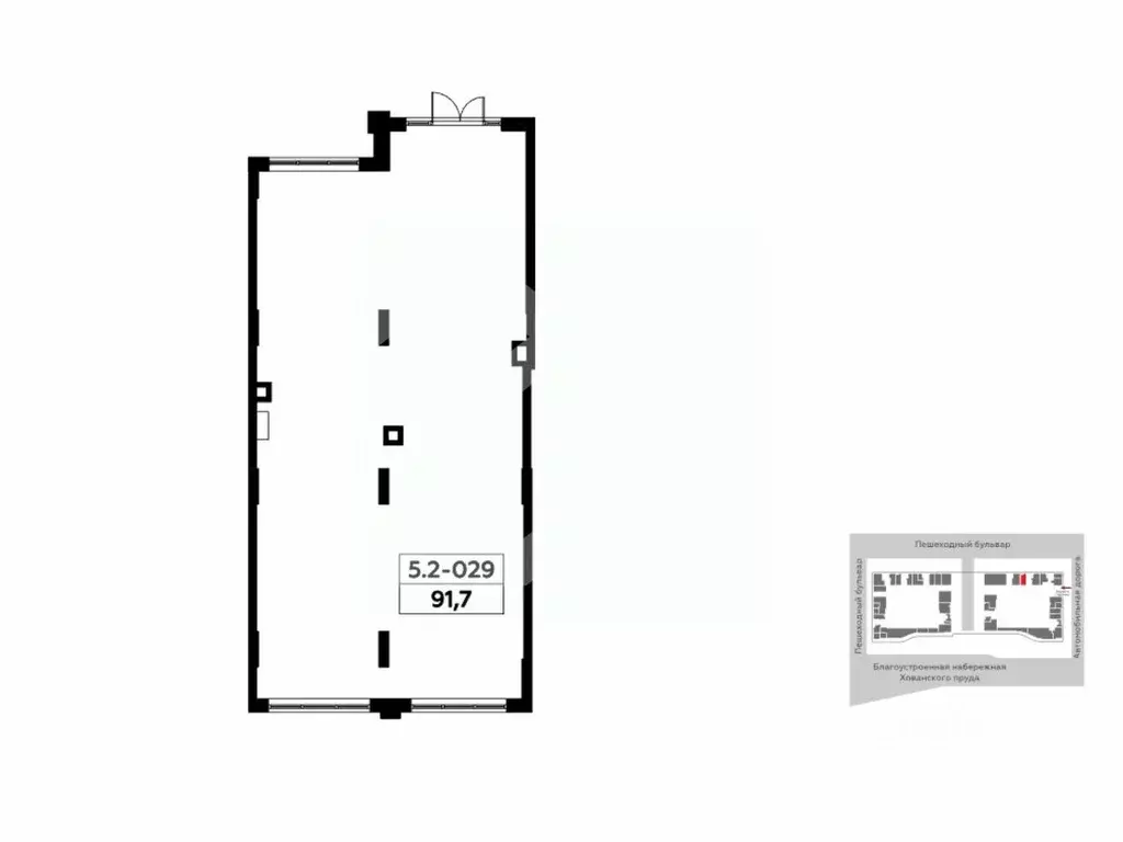 Помещение свободного назначения в Москва просп. Прокшинский, 7 (92 м) - Фото 2