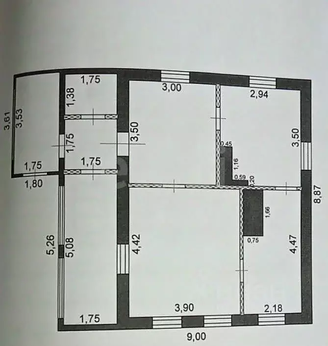 Дом в Белгородская область, Новый Оскол ул. Мира (65 м) - Фото 1