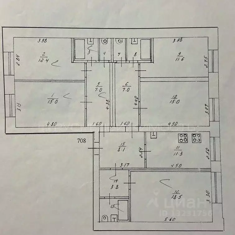 комната кировская область, киров солнечная ул, 17 (18.5 м) - Фото 1