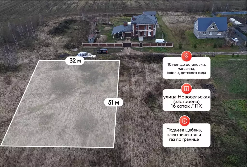 Участок в Московская область, Луховицы муниципальный округ, с. ... - Фото 1