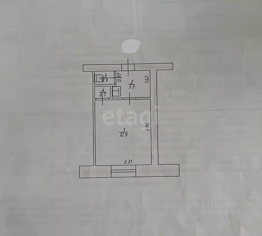Студия Татарстан, Казань ул. Аделя Кутуя, 68/2 (17.8 м) - Фото 1