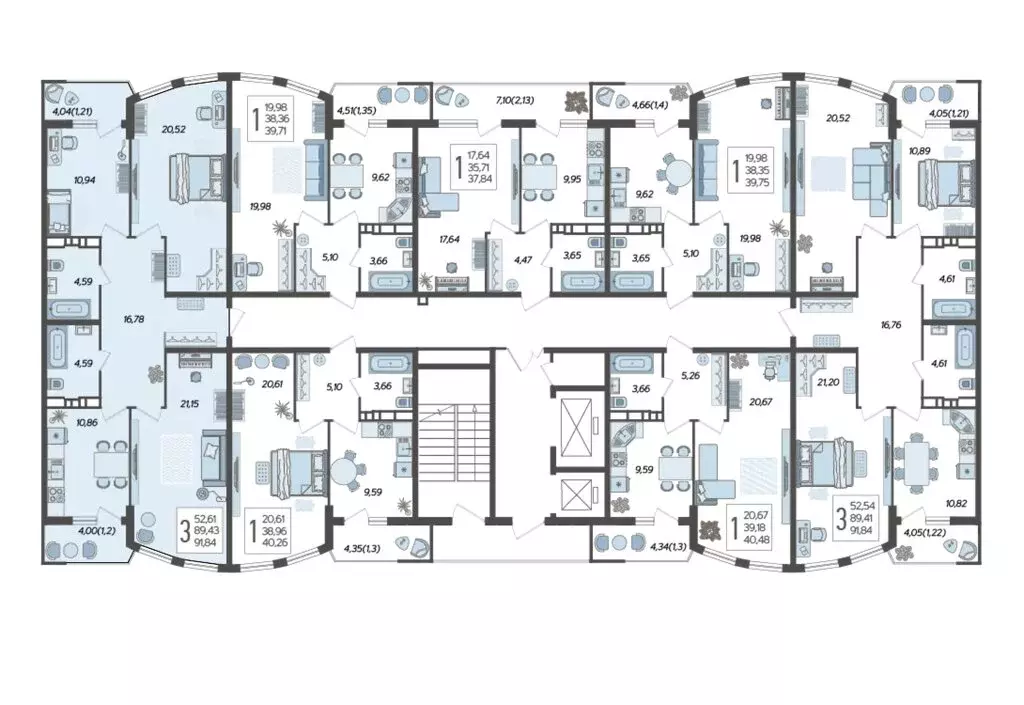 3-комнатная квартира: Краснодар, Уральская улица, 100/6 (91.84 м) - Фото 2