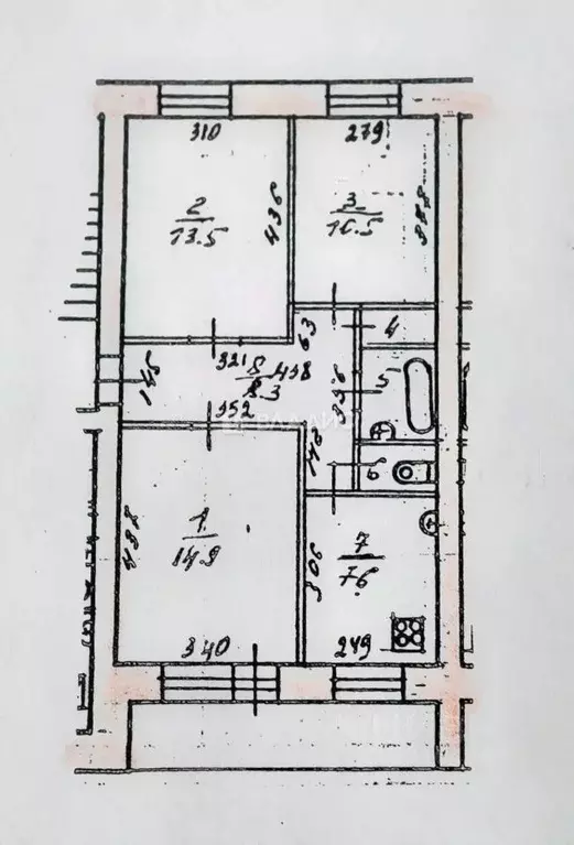 3-к кв. Марий Эл, Йошкар-Ола ул. Подольских Курсантов, 4 (59.5 м) - Фото 2