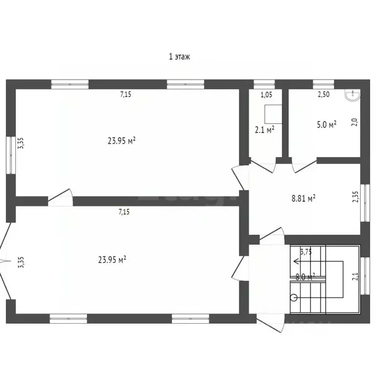 Дом в Тюменская область, Тюмень ул. Карла Маркса (85 м) - Фото 2