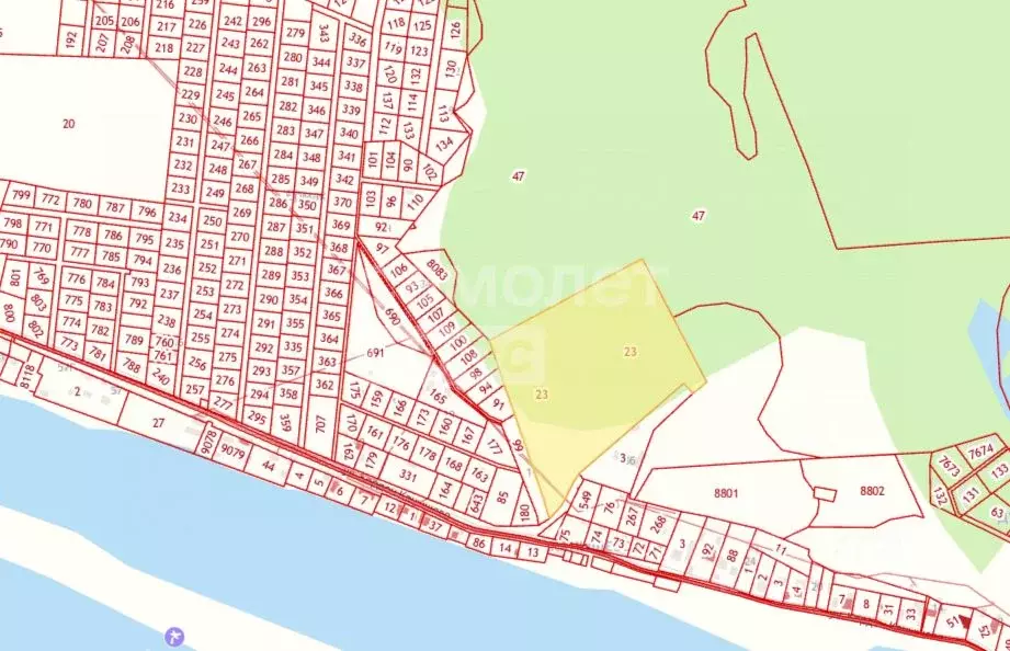 Участок в Марий Эл, Звениговский район, Кокшайское с/пос, с. Кокшайск ... - Фото 2