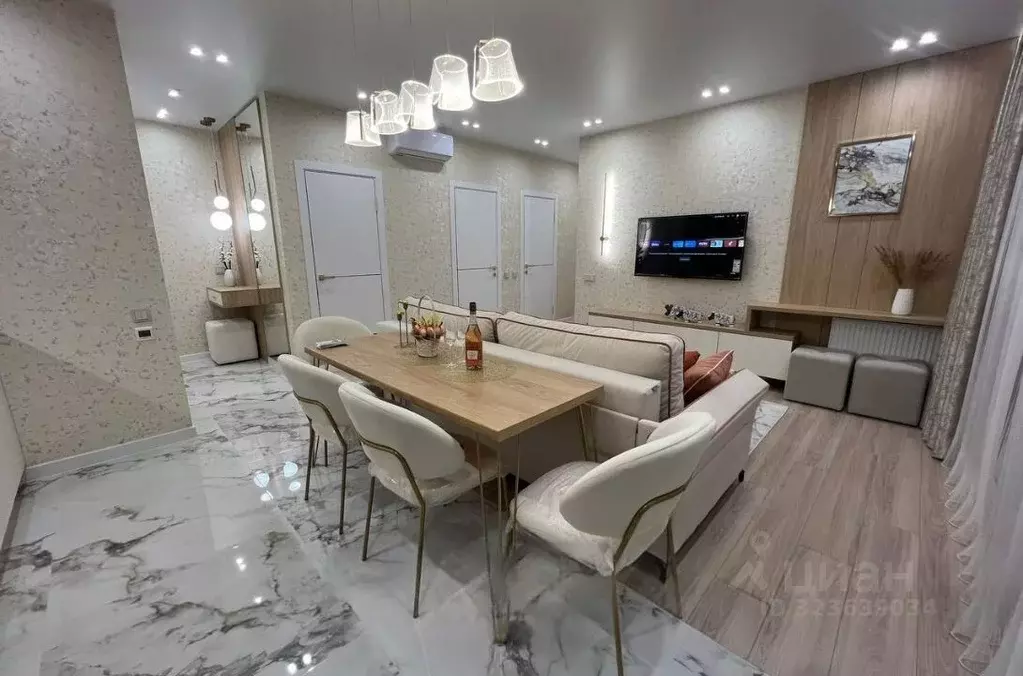 3-к кв. Башкортостан, Уфа ул. Рудольфа Нуреева, 1 (100.0 м) - Фото 1