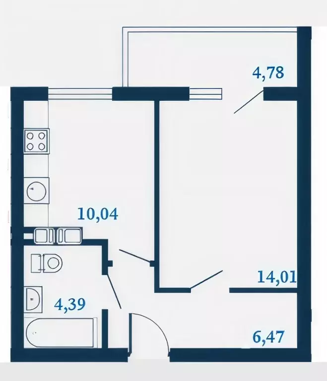 1-к кв. Волгоградская область, Волгоград ул. Клары Цеткин, 1А (37.3 м) - Фото 1