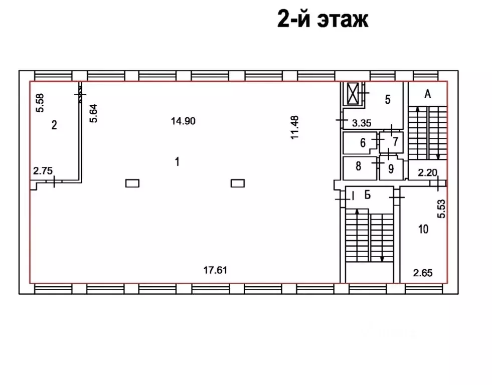 Помещение свободного назначения в Москва ул. Гарибальди, 23/54 (288 м) - Фото 2