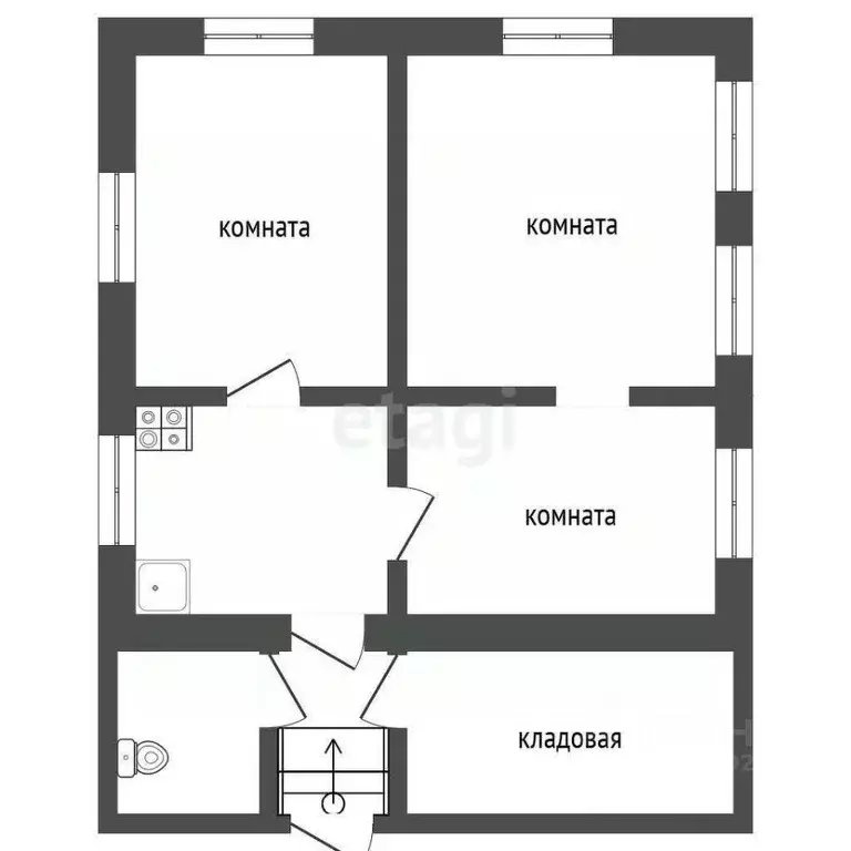 Дом в Ярославская область, Данилов Вятская ул., 55 (47 м) - Фото 2