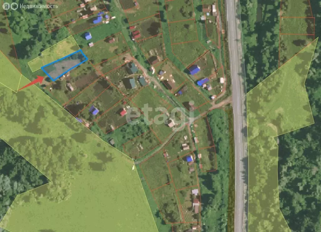 Участок в Майминский район, посёлок Филиал (9.9 м) - Фото 1