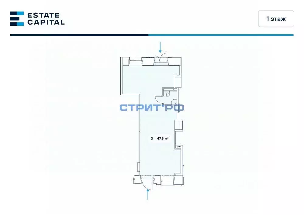 Помещение свободного назначения в Москва Большая Бронная ул., 25С3 (48 ... - Фото 2