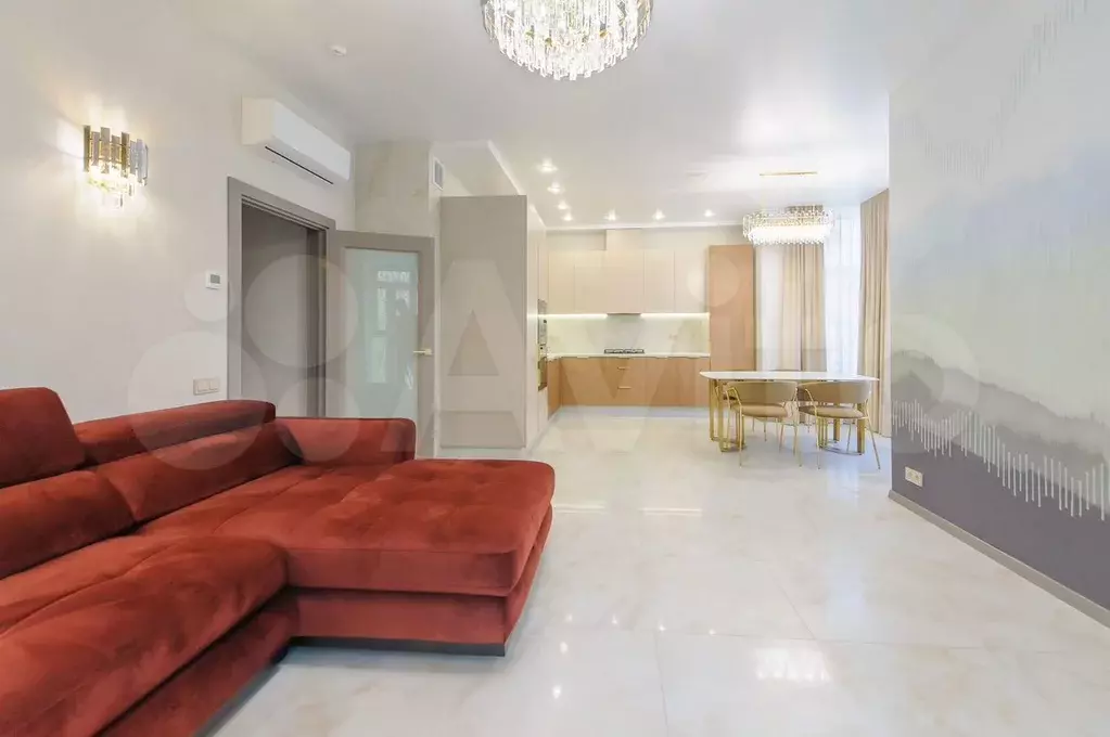 3-к. квартира, 91 м, 2/4 эт. - Фото 1