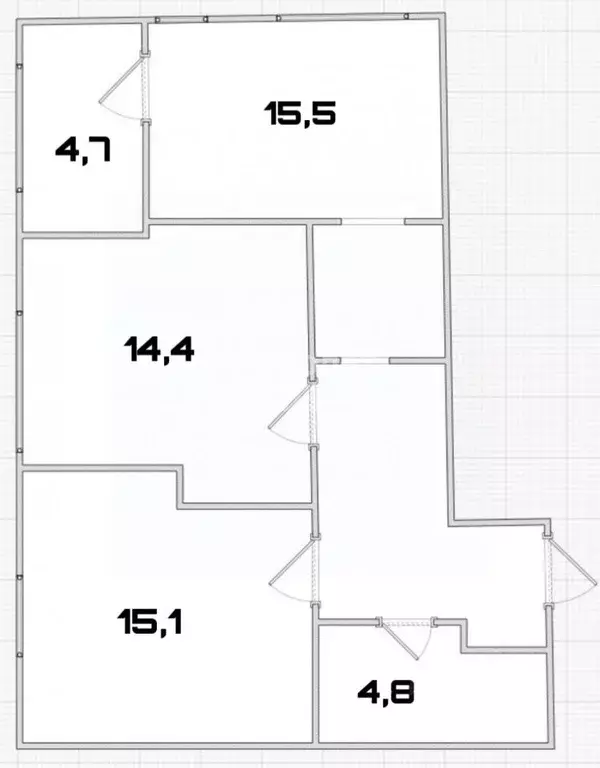 2-к кв. Пензенская область, Пенза ул. Измайлова, 46 (63.0 м) - Фото 2