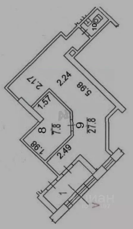Офис в Москва Минская ул., 1ГК1 (39 м) - Фото 2