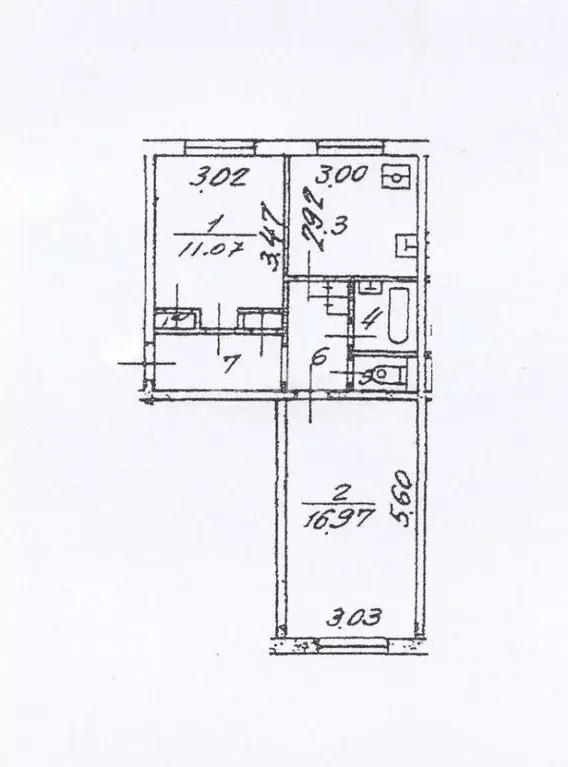 2-к кв. Москва ул. Маршала Рыбалко, 20 (50.0 м) - Фото 1