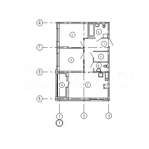 2-к. квартира, 58,4 м, 19/24 эт. - Фото 0