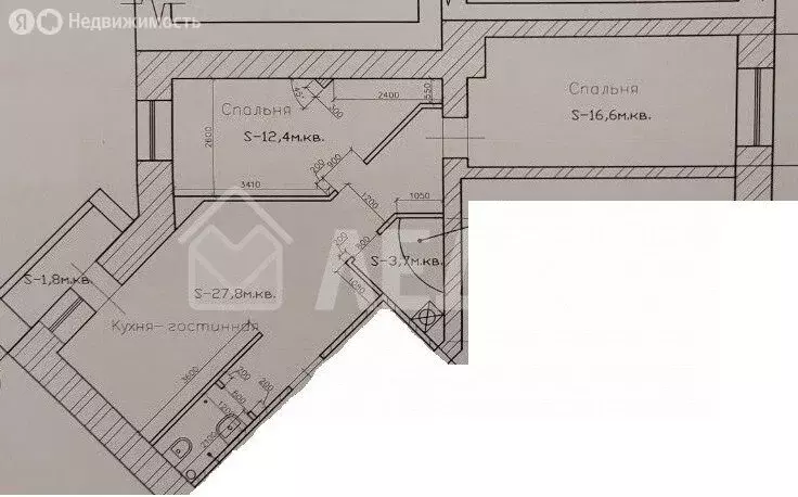 2-комнатная квартира: Омск, улица Крупской, 14к2 (63.7 м) - Фото 1