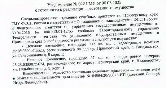 Помещение свободного назначения в Приморский край, Владивосток ул. ... - Фото 0