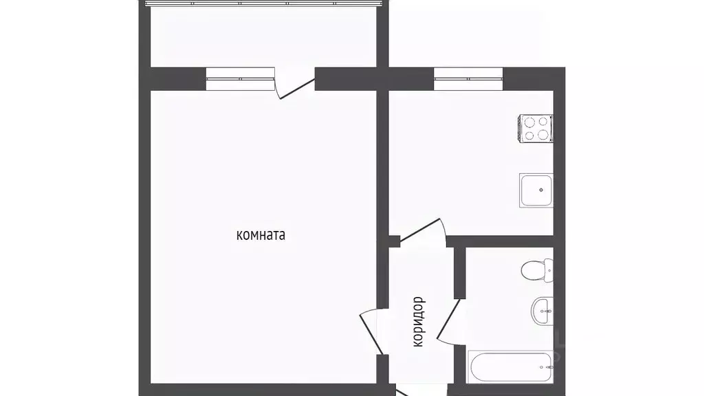 1-к кв. Бурятия, Улан-Удэ ул. Имени Д.Ц. Дашиева, 9 (32.0 м) - Фото 1