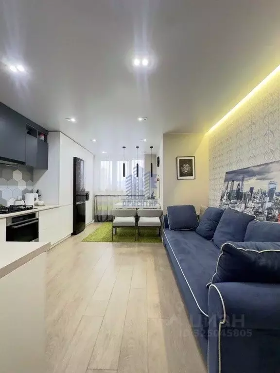 2-к кв. Чувашия, Чебоксары ул. Академика РАН Х.М. Миначева, 21 (75.0 ... - Фото 2