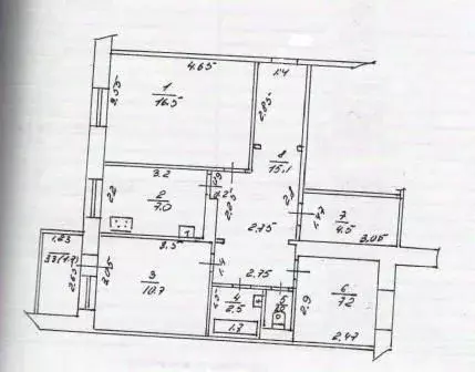 3-к кв. Татарстан, Казань ул. Академика Завойского, 14/74 (64.5 м) - Фото 2