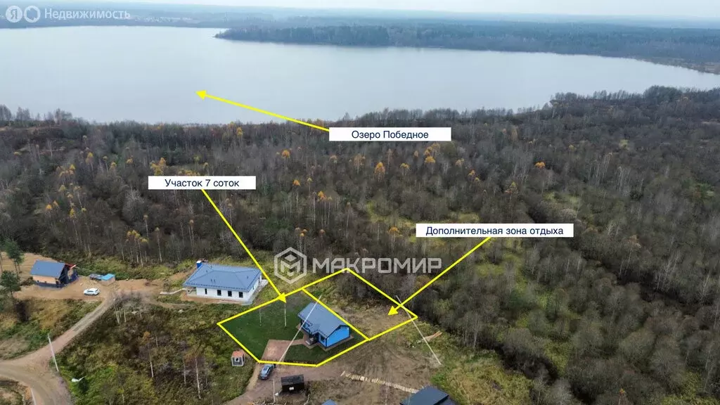 Дом в Выборгский район, Рощинское городское поселение, посёлок Победа ... - Фото 2