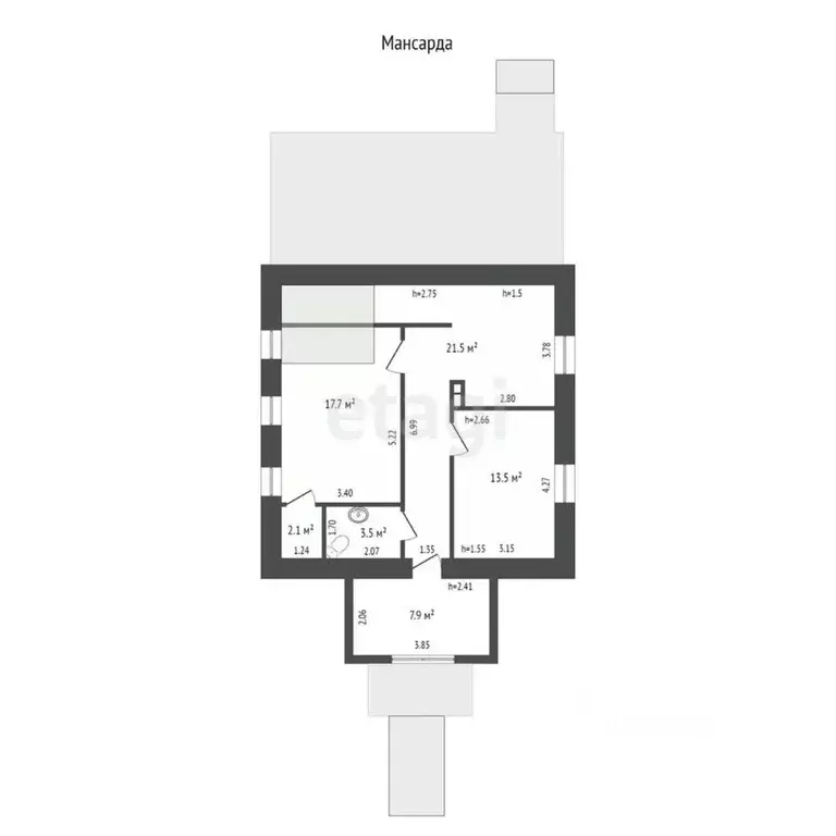 Дом в Удмуртия, Завьяловский район, с. Юськи Полевая ул., 10 (134 м) - Фото 2