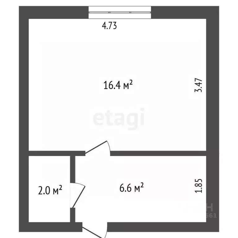 1-к кв. Томская область, Томский район, д. Кисловка ул. Строителей, 17 ... - Фото 2