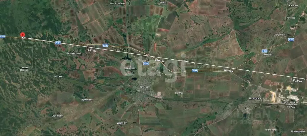 Участок в Новосибирская область, Коченевский район Р-254 Иртыш, 1396-й ... - Фото 2