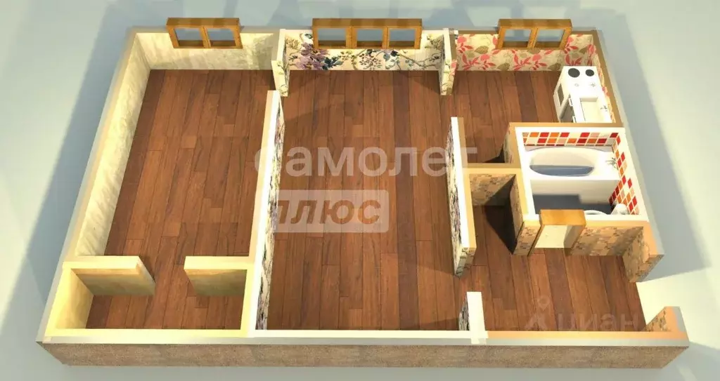 2-к кв. Иркутская область, Ангарск 177-й кв-л, 15 (48.3 м) - Фото 2