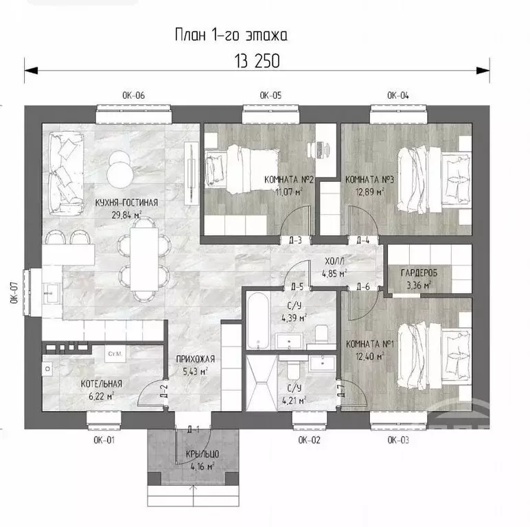 Дом в Низино, Нахимовская улица, 47 (108 м) - Фото 2