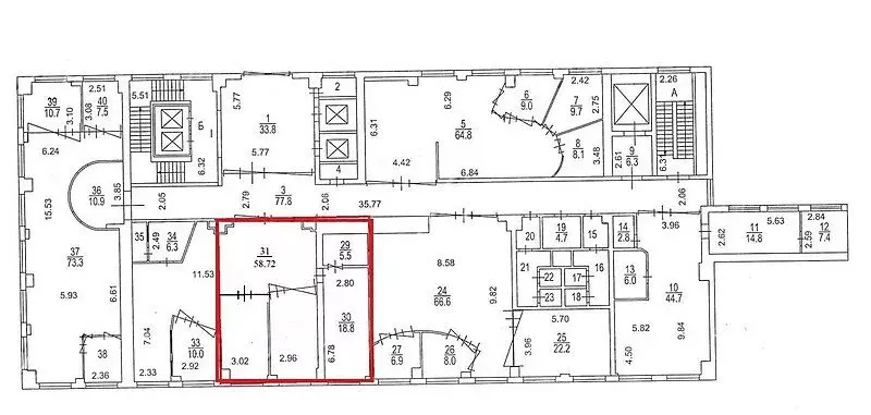 Офис (90 м) - Фото 1