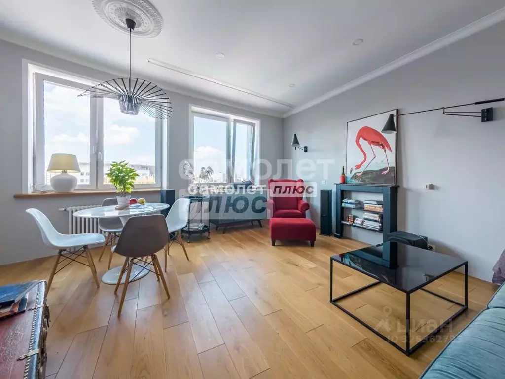 3-к кв. Санкт-Петербург Свердловская наб., 58 (90.0 м) - Фото 1