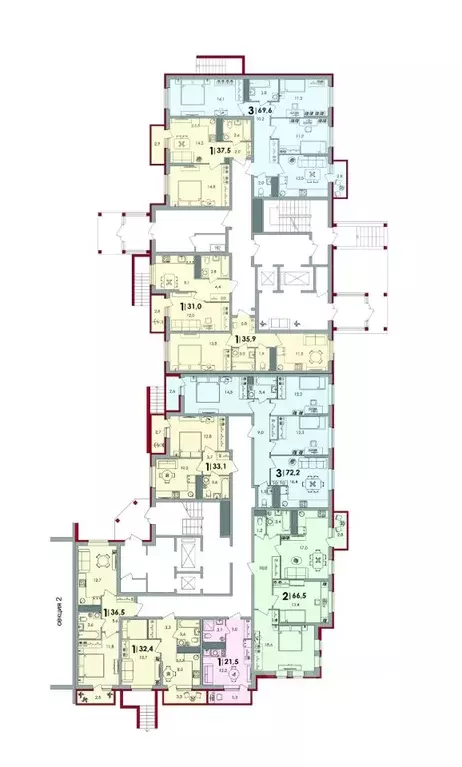 Студия Тверская область, Калининский муниципальный округ, д. Батино  ... - Фото 1