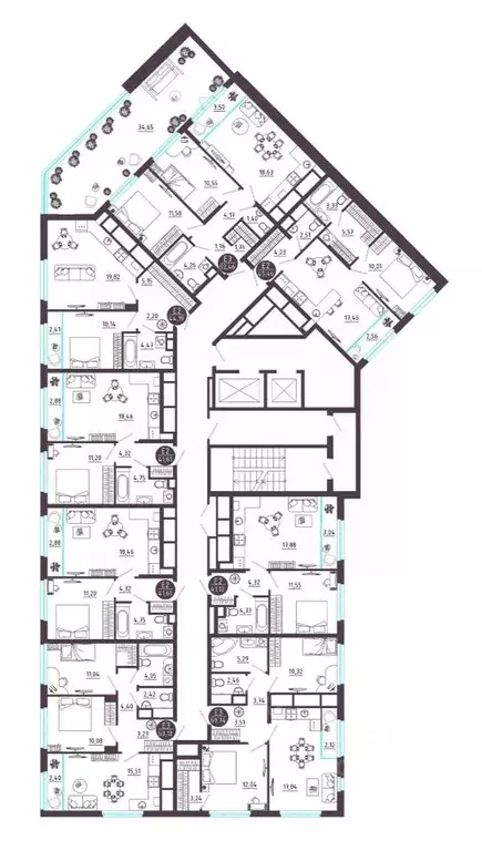 2-к кв. Рязанская область, Рязань Московское ш. (53.13 м) - Фото 1
