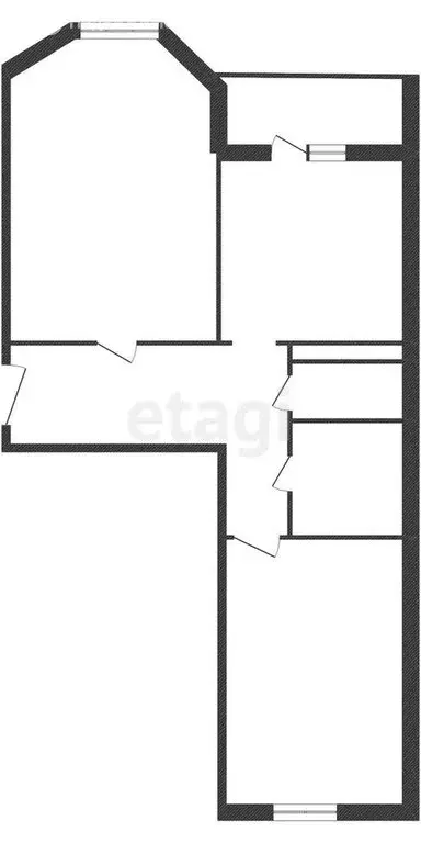 2-комнатная квартира: Белгород, улица Толстого, 37 (65 м) - Фото 0