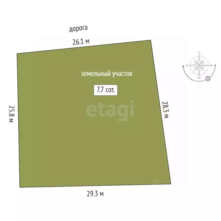 Участок в Ростовская область, Аксайский район, Щепкинское с/пос, пос. ... - Фото 1