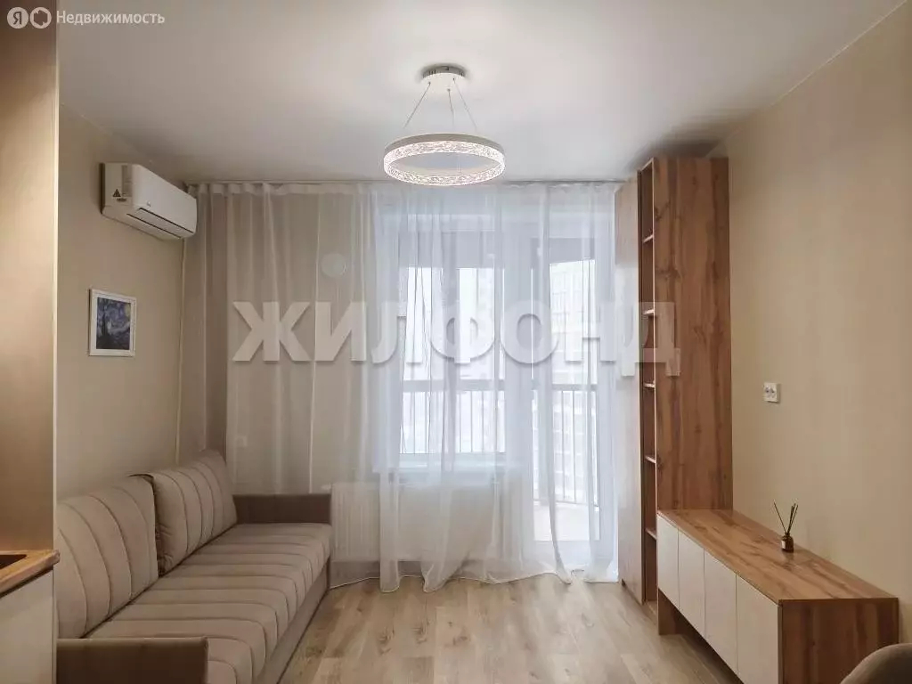 Квартира-студия: Новосибирск, Октябрьский район, микрорайон ... - Фото 1