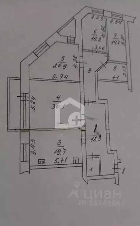 5-к кв. Томская область, Томск Тверская ул., 81 (140.0 м) - Фото 1