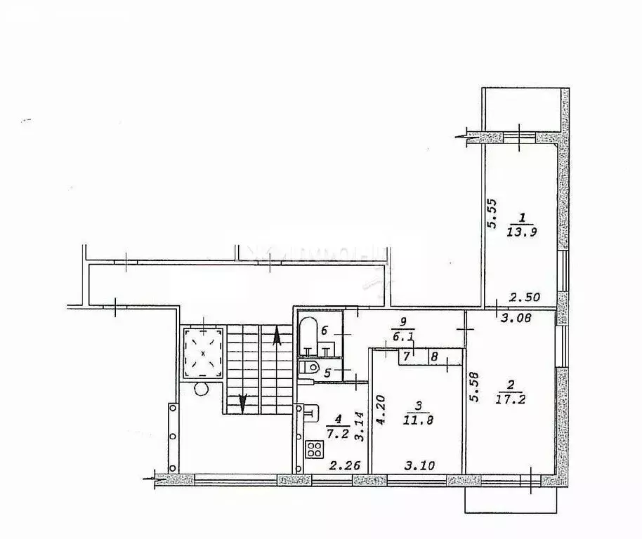 3-комнатная квартира: Новосибирск, Выборная улица, 106 (59.9 м) - Фото 0