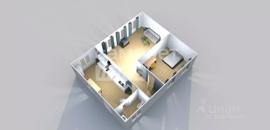 Дом в Татарстан, Зеленодольск ул. Надежды, 42А (54 м) - Фото 2