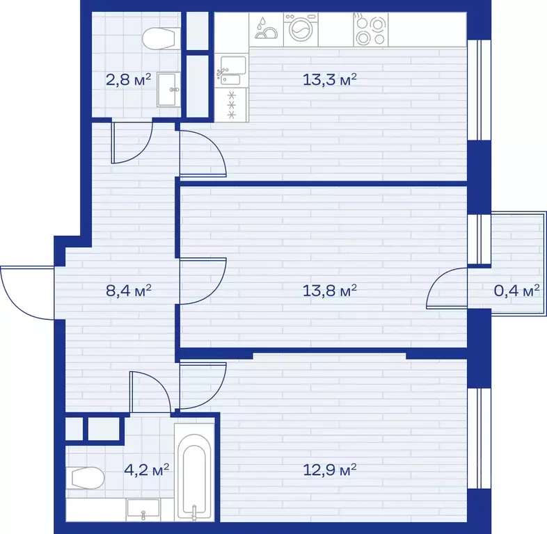 2-к кв. Московская область, Красногорск городской округ, д. Аристово  ... - Фото 1