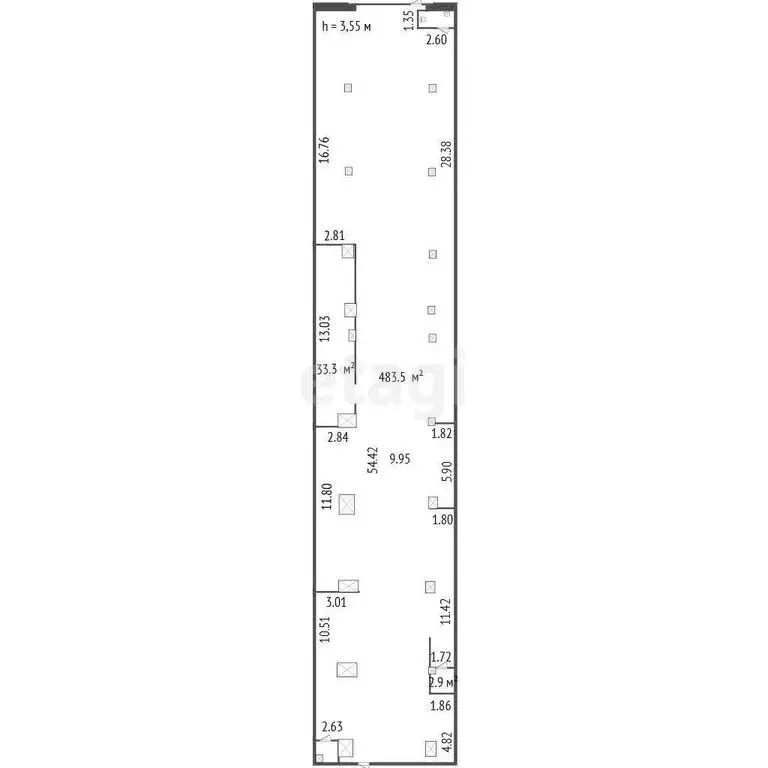 Торговая площадь (524.8 м) - Фото 1