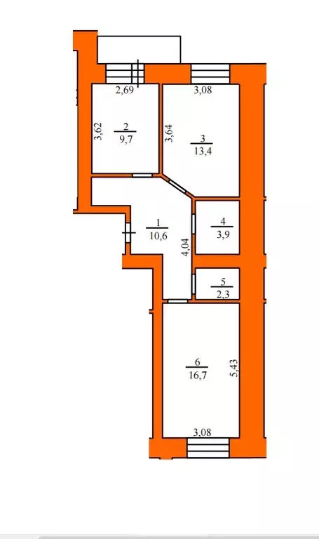 2-комнатная квартира: Благовещенск, Высокая улица, 130 (58.5 м) - Фото 1