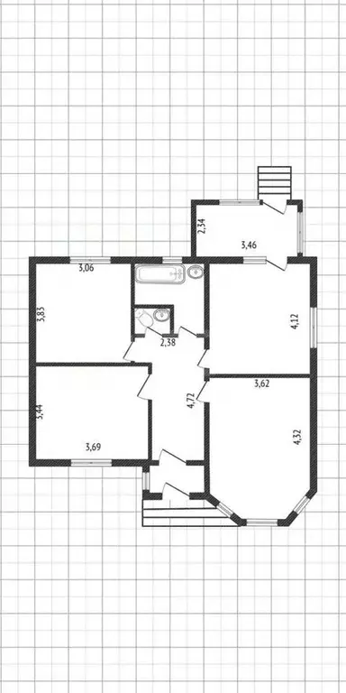Дом в Белгородская область, Белгород пер. 4-й Ясный, 8 (82 м) - Фото 2