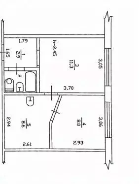 2-к кв. Приморский край, Лесозаводск ул. 9 Января, 28 (33.0 м) - Фото 2