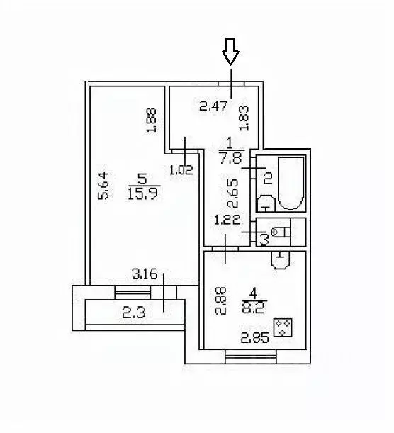 1-к кв. Санкт-Петербург Шуваловский просп., 53К2 (35.5 м) - Фото 2