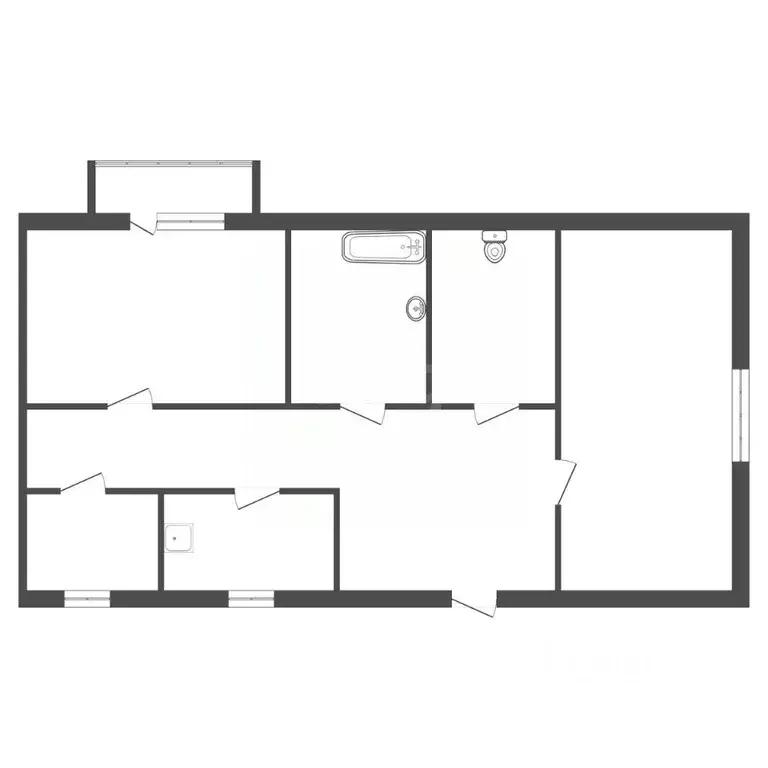 3-к кв. Иркутская область, Иркутск ул. Помяловского, 10 (60.9 м) - Фото 2