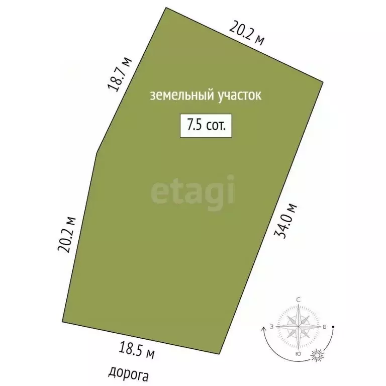 Участок в Тюменская область, Нижнетавдинский муниципальный округ, пос. ... - Фото 2