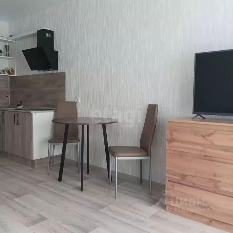 Студия Пермский край, Пермь ул. Серебристая, 7 (25.2 м) - Фото 1